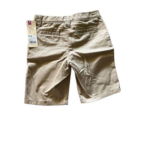 Two pair khaki school uniform shorts - Picture 1 of 3